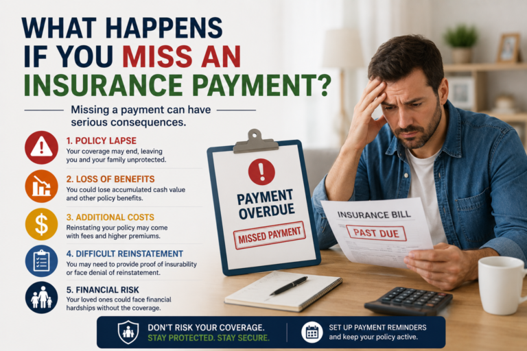 What Happens If You Miss an Insurance Payment? (Full Guide)